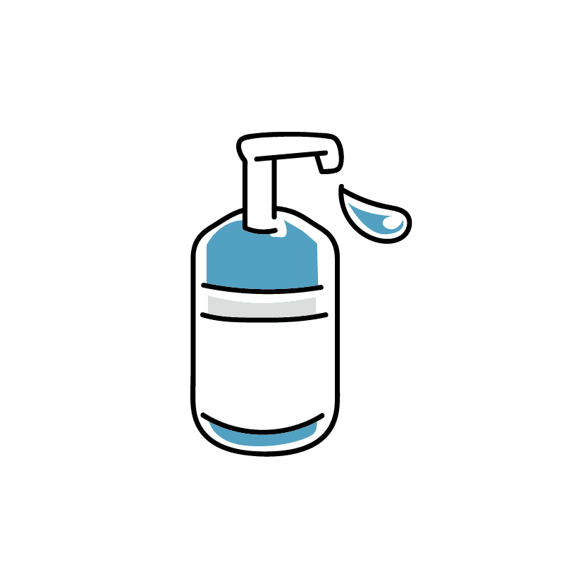 スタッフは施術前に
手洗いの実施