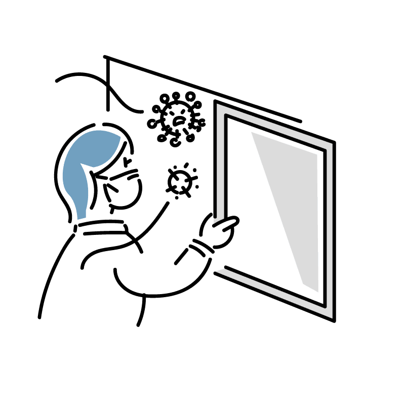 スタッフは施術前に
手洗いの実施